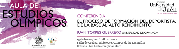 Cartel conferencia "El proceso de formación del deportista. De la base al rendimiento"